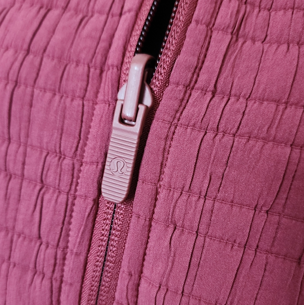 Lululemon Serene Travels Comber Reversible Jacket Mauve Womens 6 Bomber Style - Picture 4 of 11
